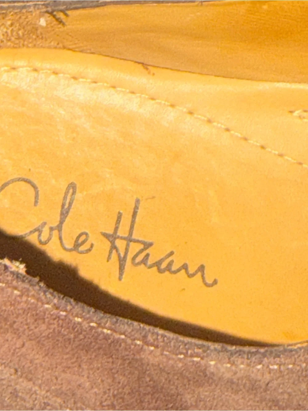 Cole Haan Brown Suede Wingtip w/Nike Air SZ 8 Oxfords(126)